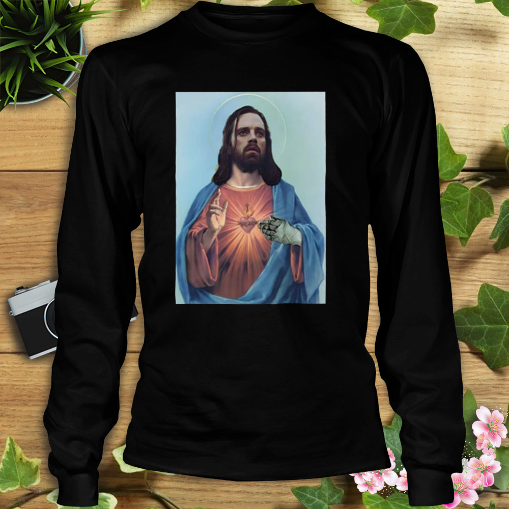 Jesus Bucky Barnes Sebastian Stan Saint Marvel shirt 3 Longsleeve tshirt