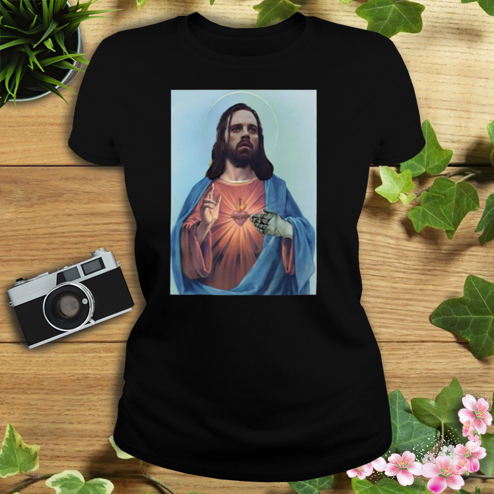 Jesus Bucky Barnes Sebastian Stan Saint Marvel shirt 2 Women's tshirt