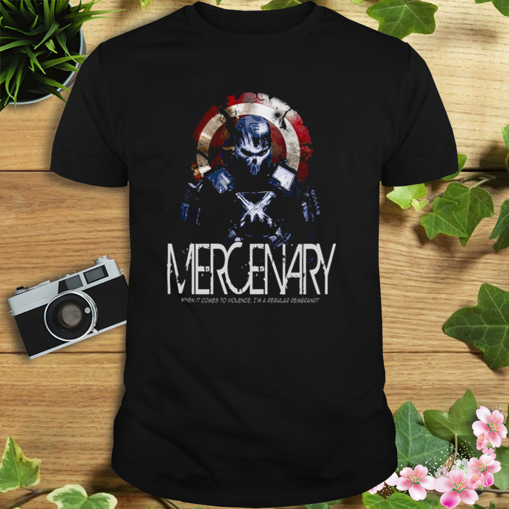 Mercenary Marvel Captain America Shield shirt