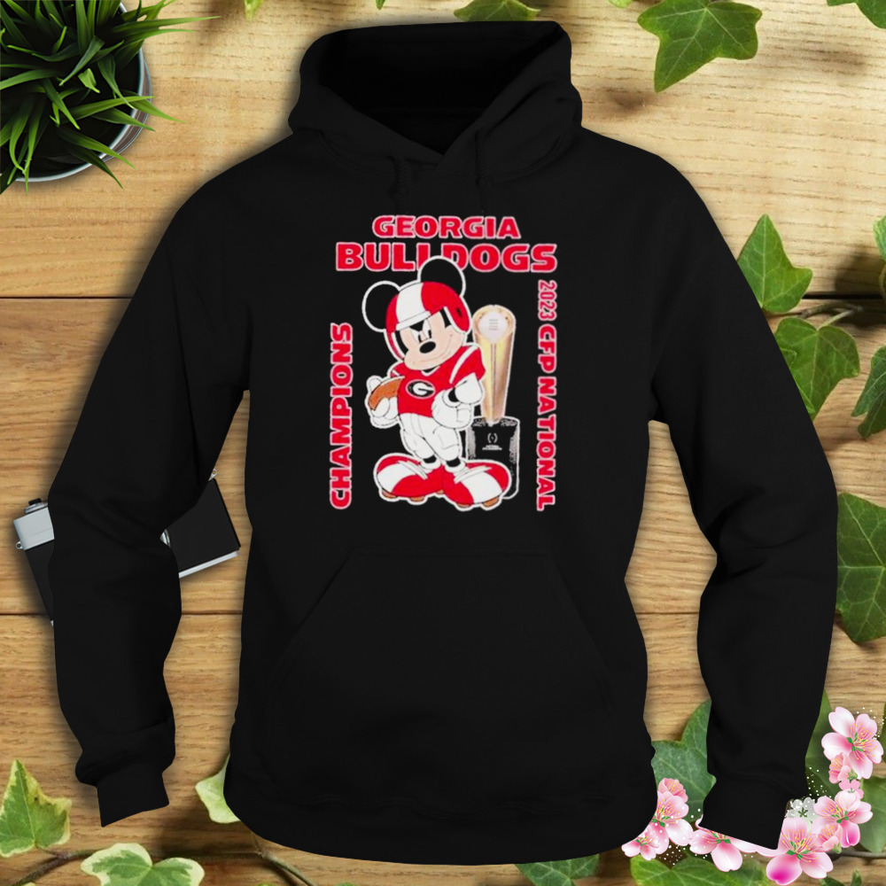 Mickey Mouse Georgia Bulldogs CFP National Champions 2023 Shirt 4 Hoodie tshirt