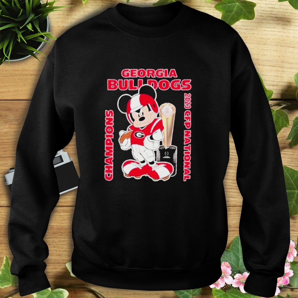 Mickey Mouse Georgia Bulldogs CFP National Champions 2023 Shirt 5 Sweat tshirt