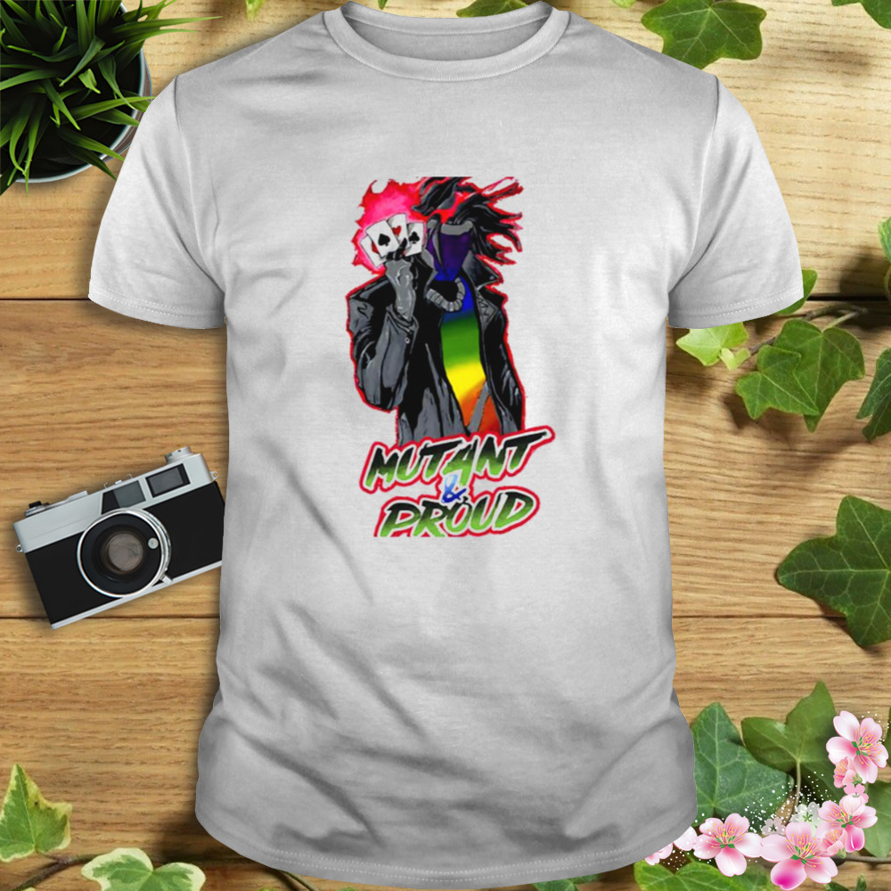 Mutant & Proud Marvel Gambit shirt