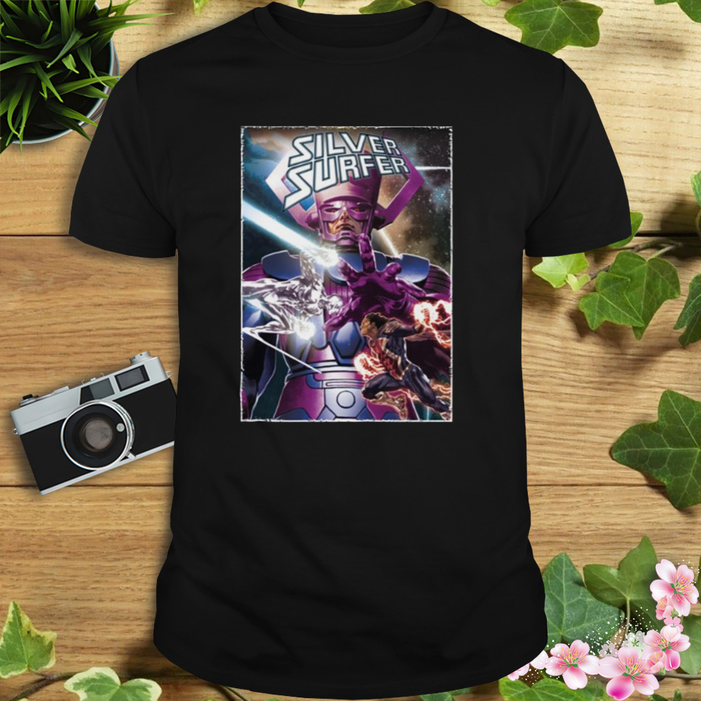 Raining Cats And Dogs Silver Surf Marvel shirt