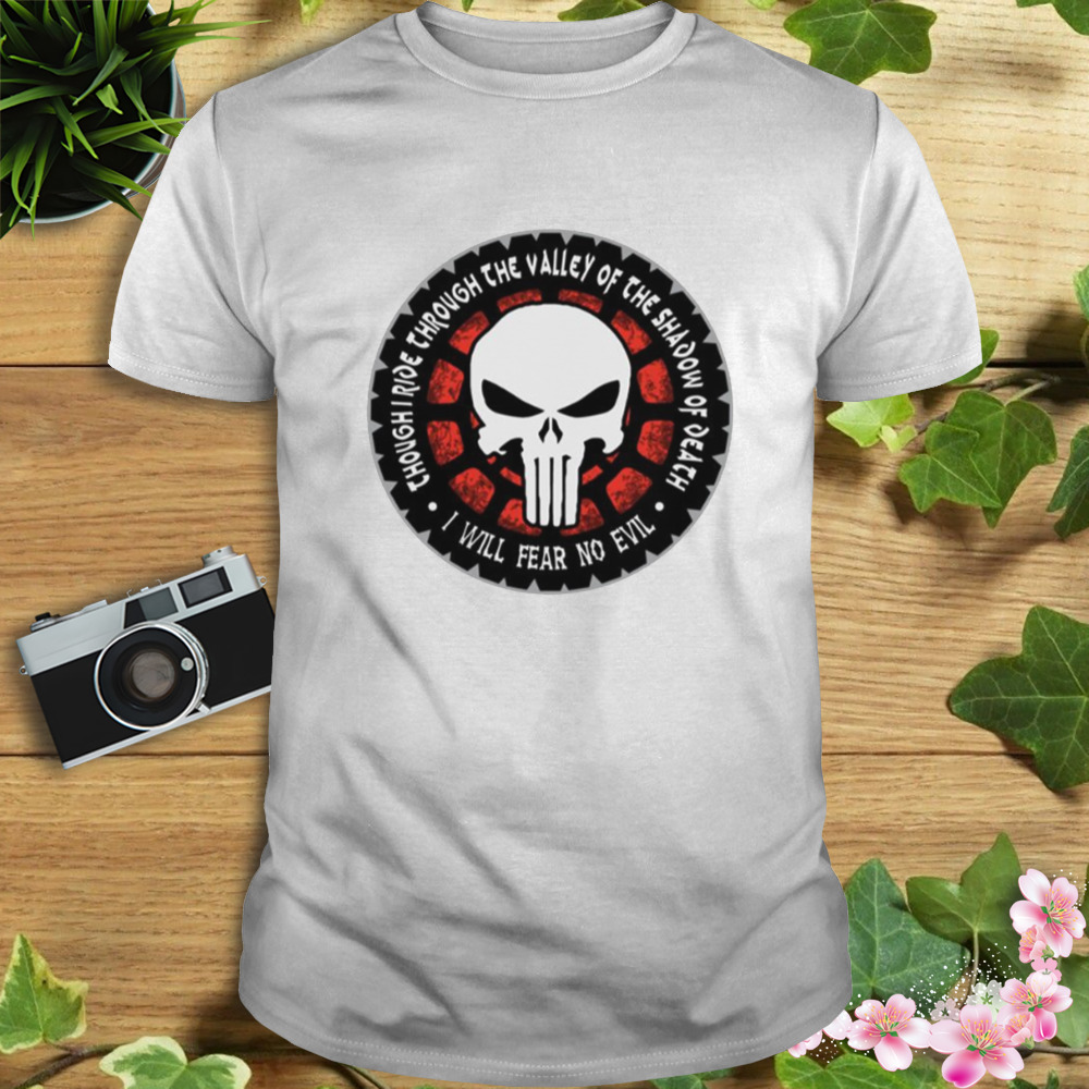 Ride Through The Valley Of The Shadow Of Death Marvel Punisher shirt