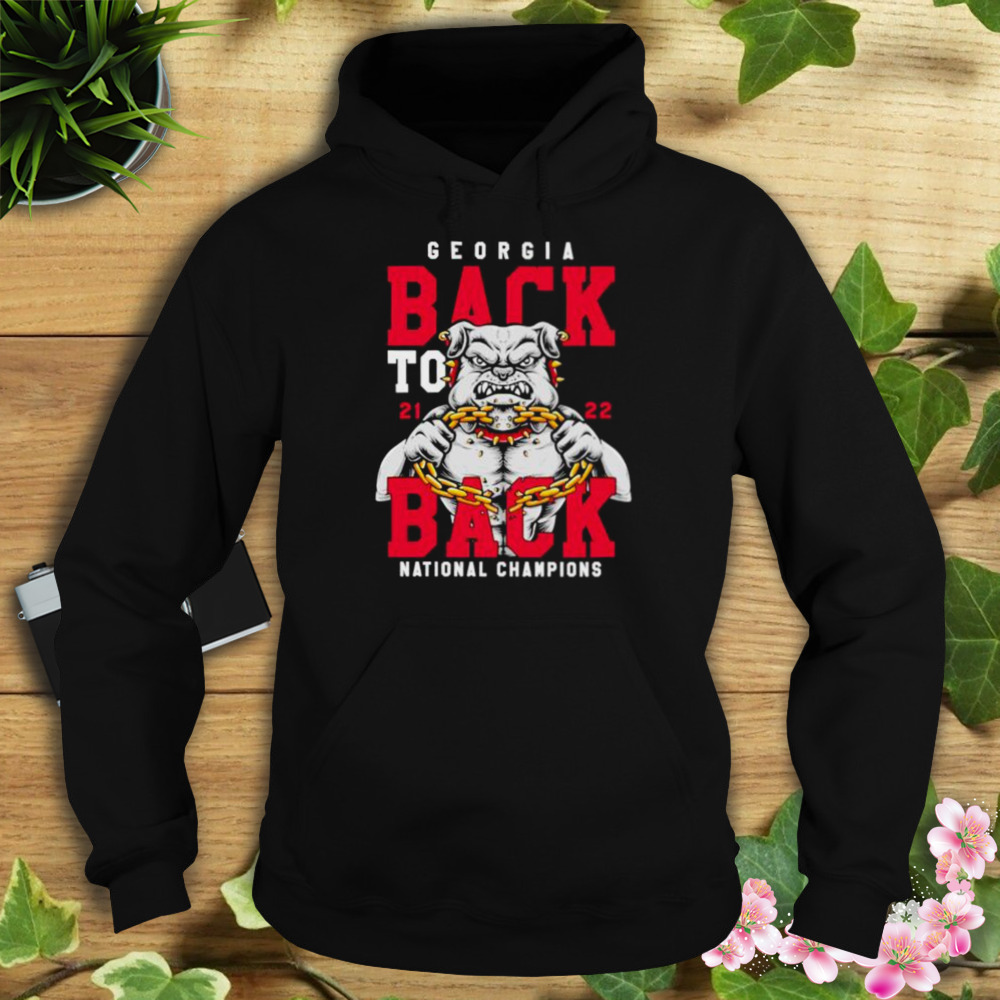 georgia back to back national champions 21 22 shirt 4 Hoodie tshirt