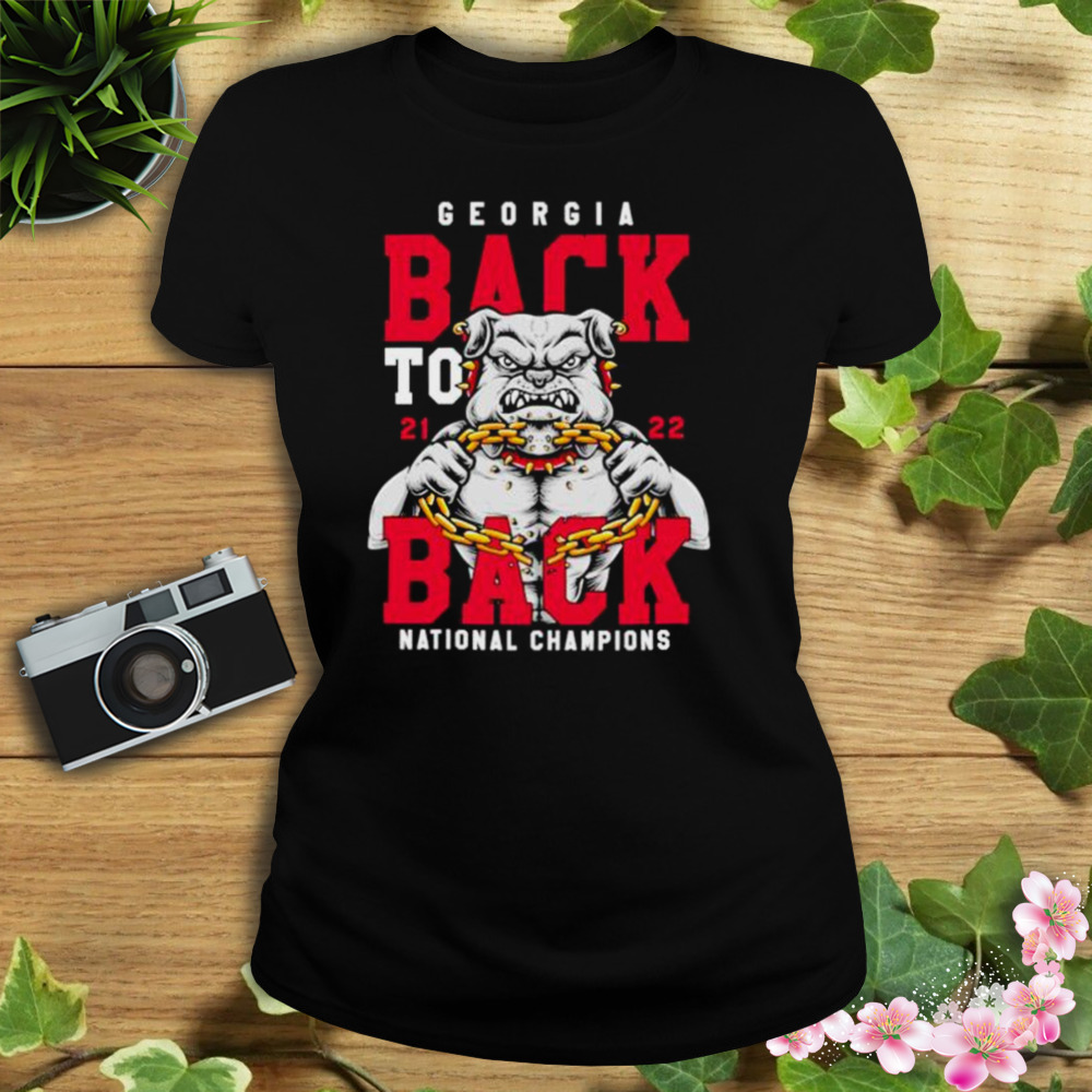 georgia back to back national champions 21 22 shirt 2 Women's tshirt