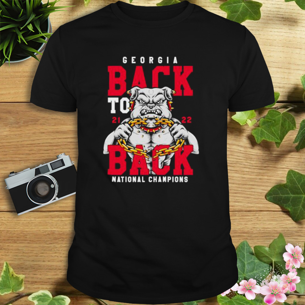 georgia back to back national champions 21 22 shirt 1 Unisex tshirt