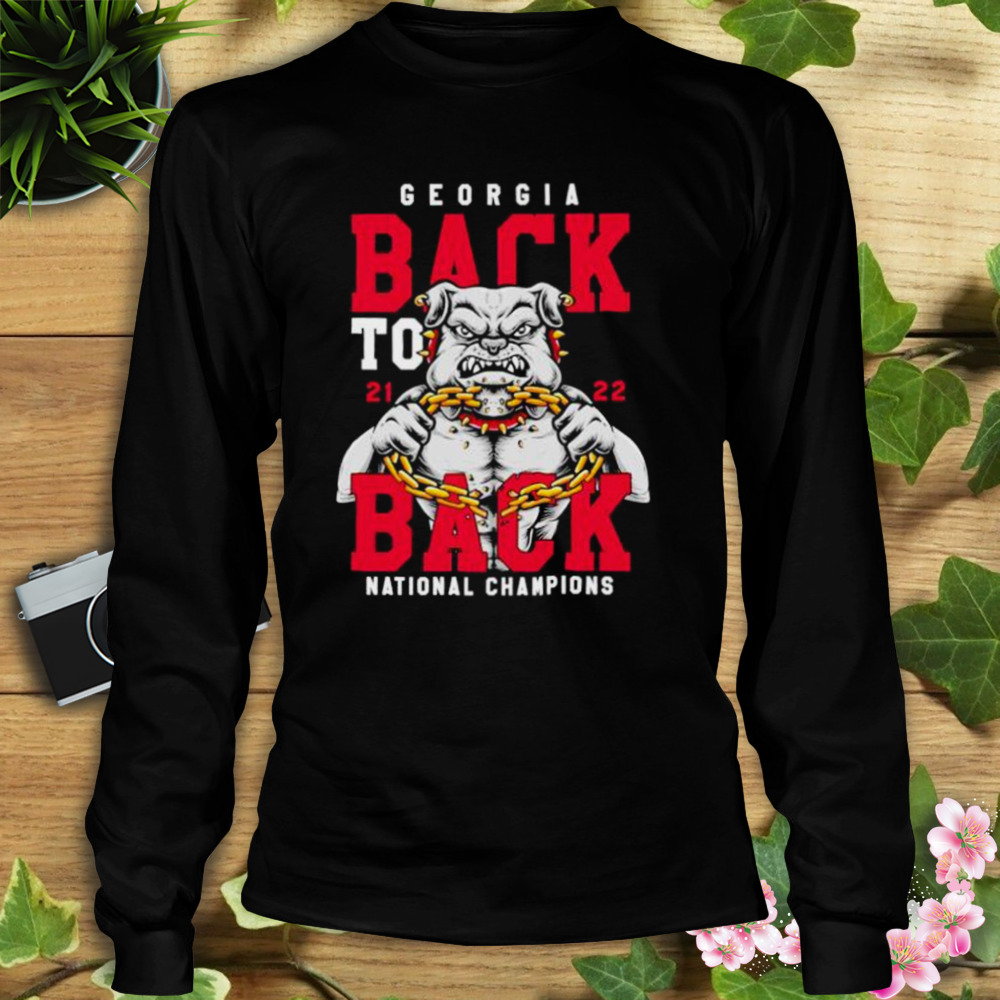 georgia back to back national champions 21 22 shirt 3 Longsleeve tshirt