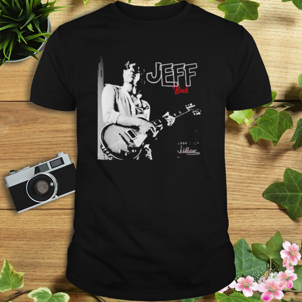 Rip Jeff beck signature 1994 2023 premium shirt 1 Unisex tshirt