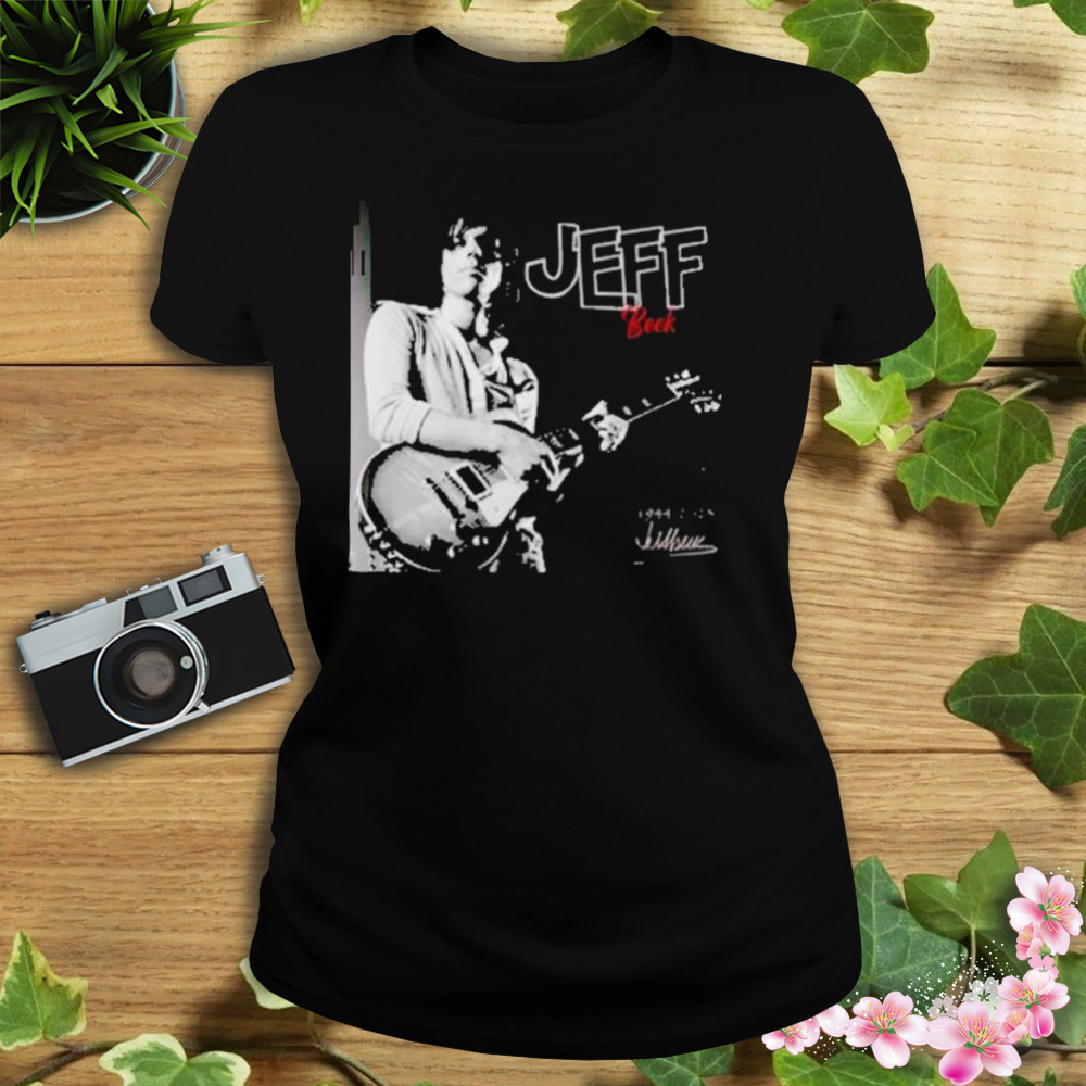 Rip Jeff beck signature 1994 2023 premium shirt 2 Women's tshirt