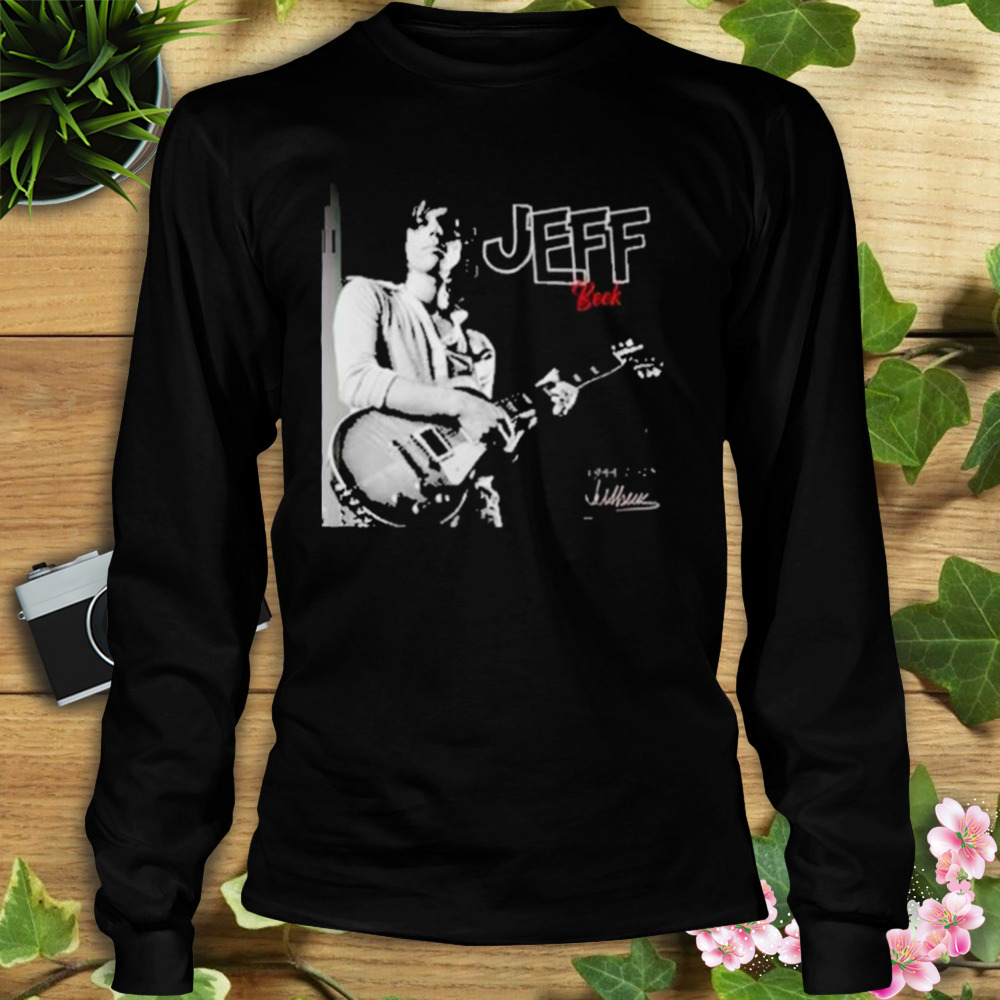 Rip Jeff beck signature 1994 2023 premium shirt 3 Longsleeve tshirt