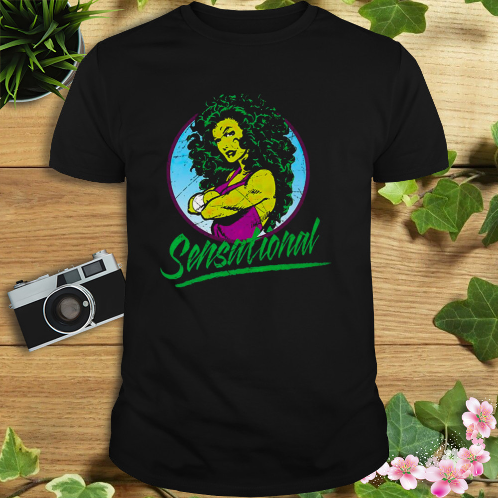 Sensational Shehulk Retro Comic Marvel shirt