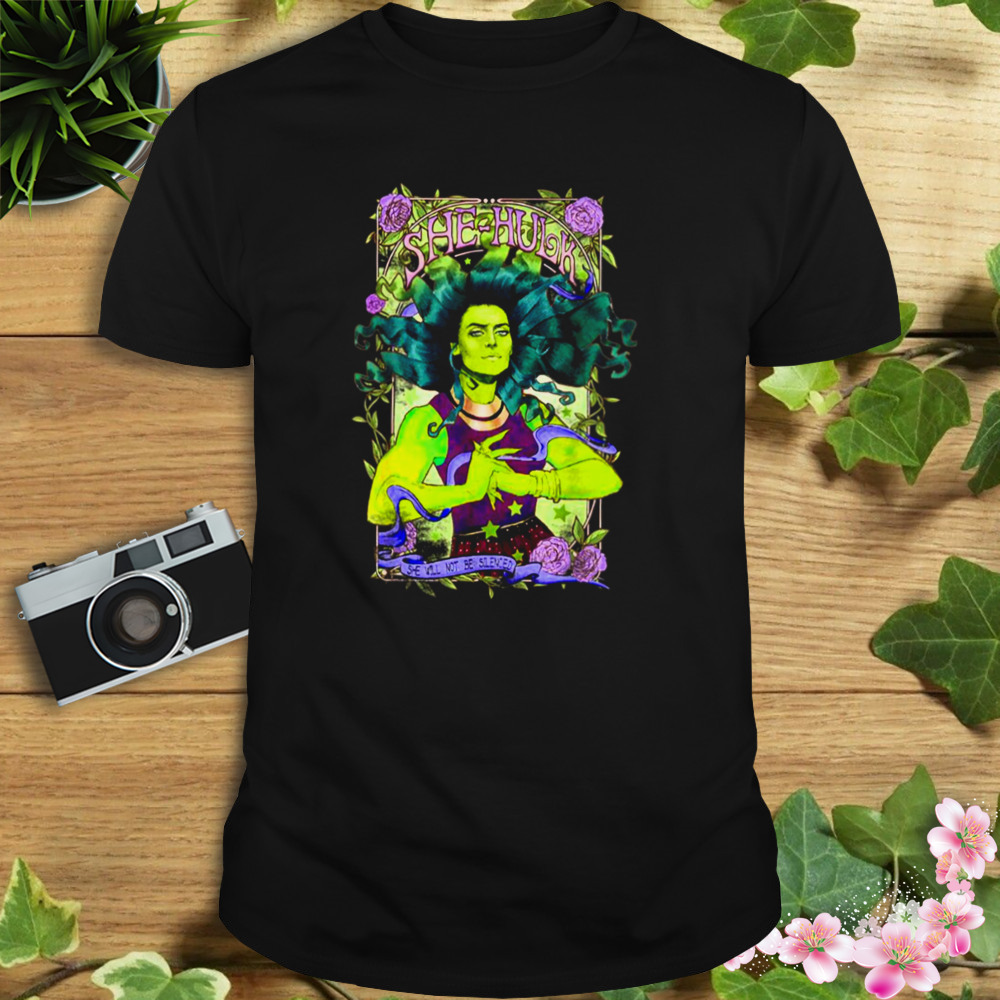 She Hulk Vintage Floral Design Marvel shirt