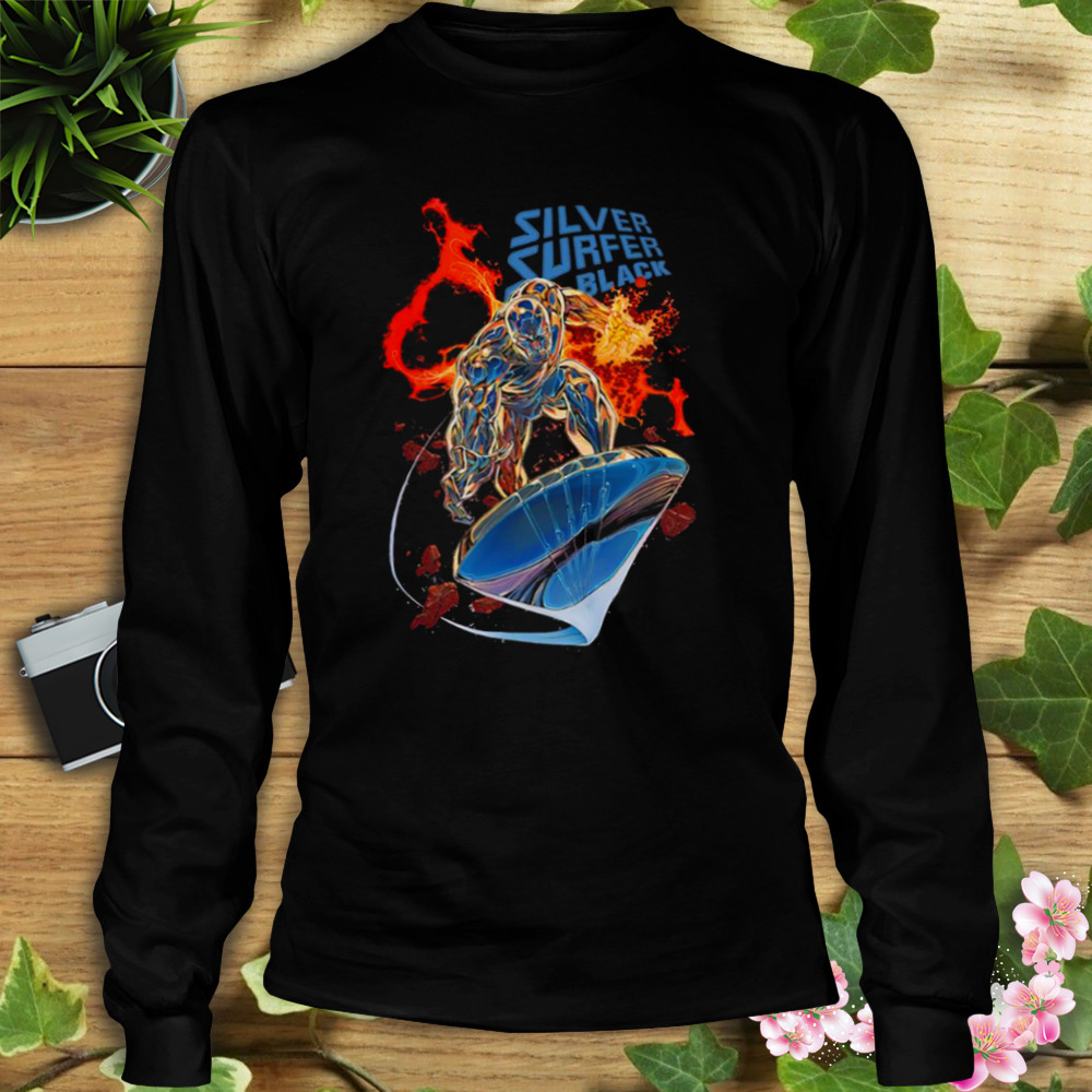 Silver Surfer Black 1 Comic Cover Marvel shirt 3 Longsleeve tshirt