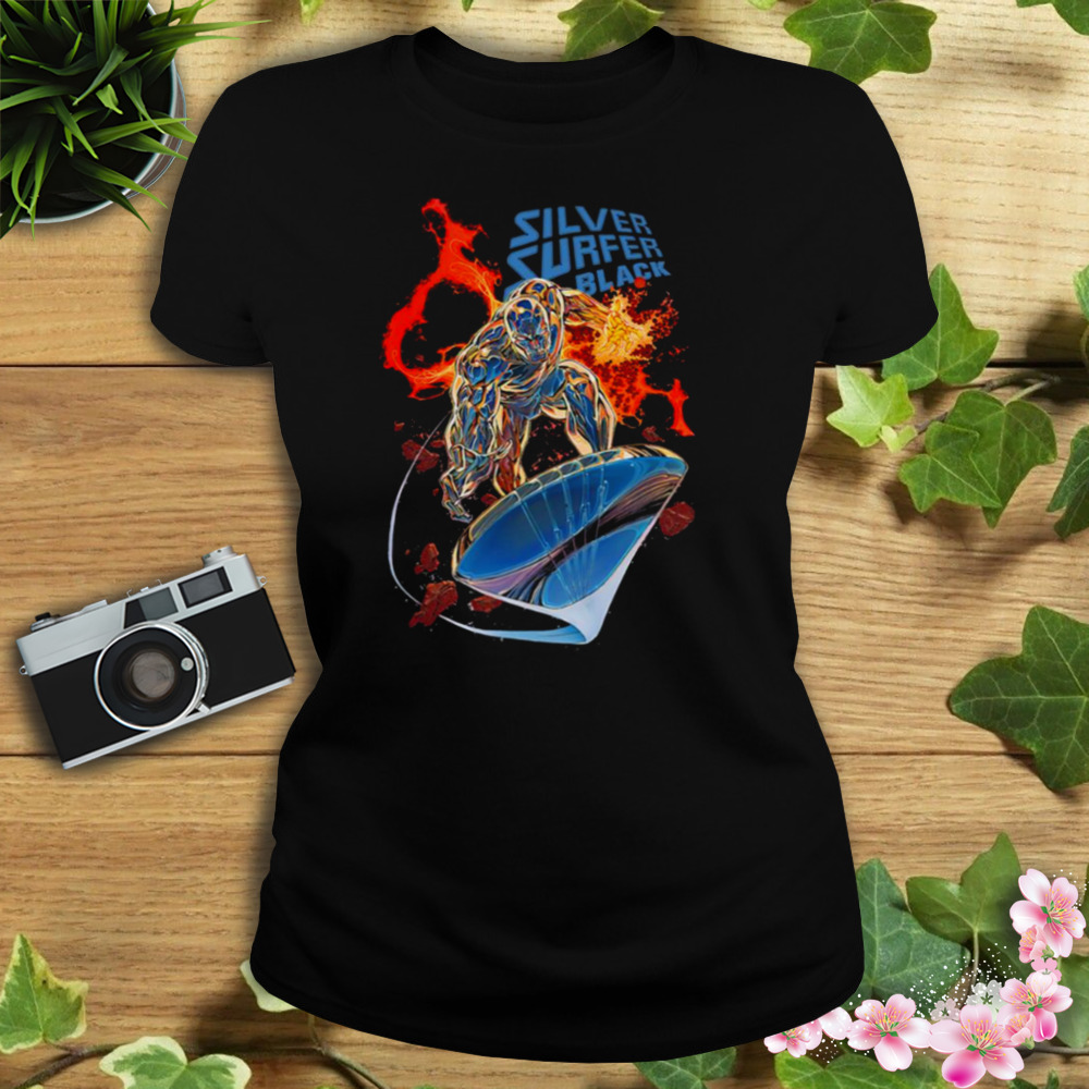 Silver Surfer Black 1 Comic Cover Marvel shirt 2 Women's tshirt