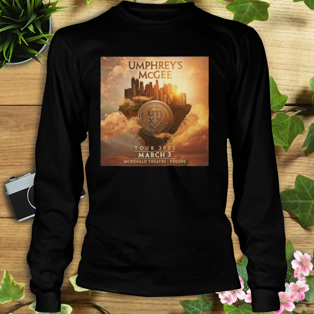 Umphreys mcgee 2023 tour 25th anniversary jan 15th 2023 wind creek event center bethlehem shirt 3 Longsleeve tshirt