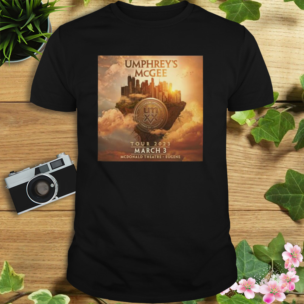 Umphreys mcgee 2023 tour 25th anniversary jan 15th 2023 wind creek event center bethlehem shirt 1 Unisex tshirt