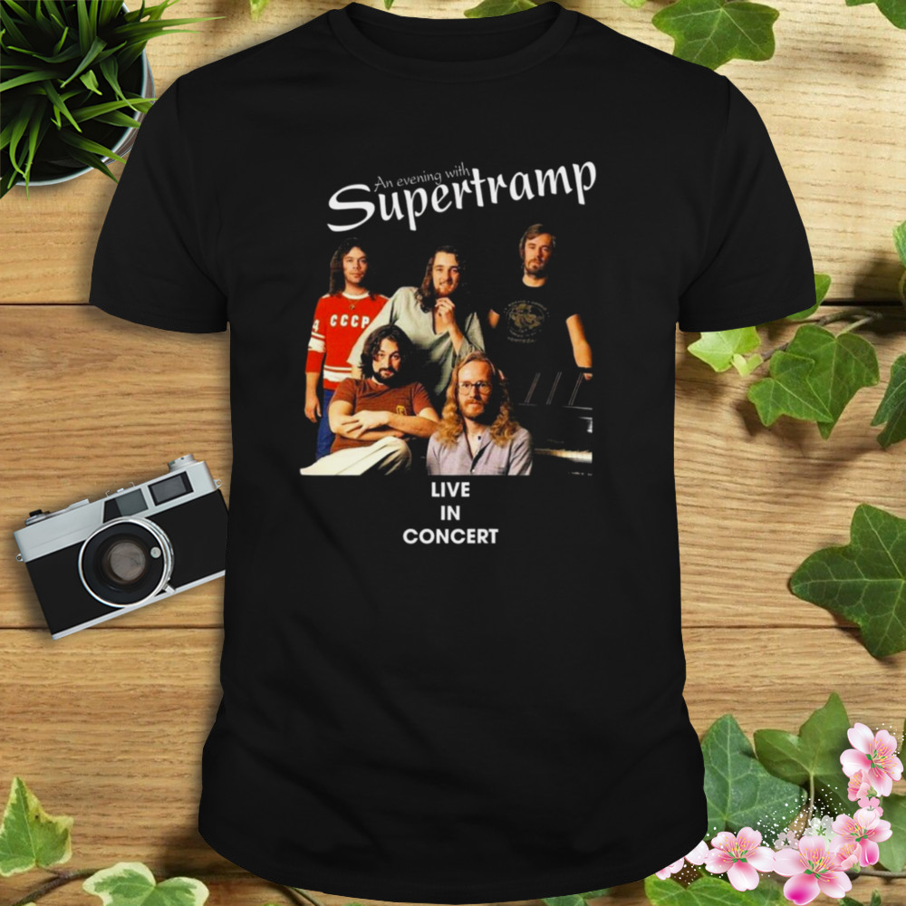 An Evening With Supertramp Live In Concert Shirt 1 Unisex tshirt