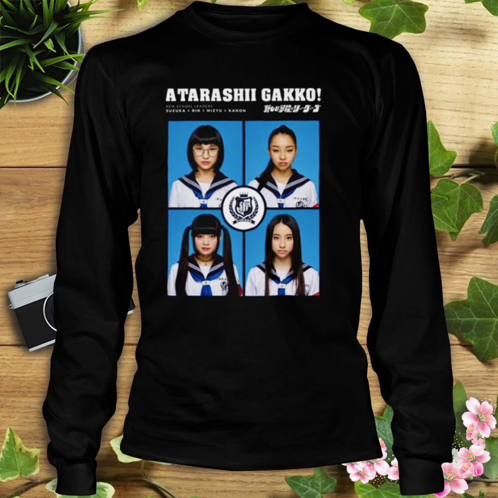 Atarashii Gakko No Leaders Portraits shirt 3 Longsleeve tshirt