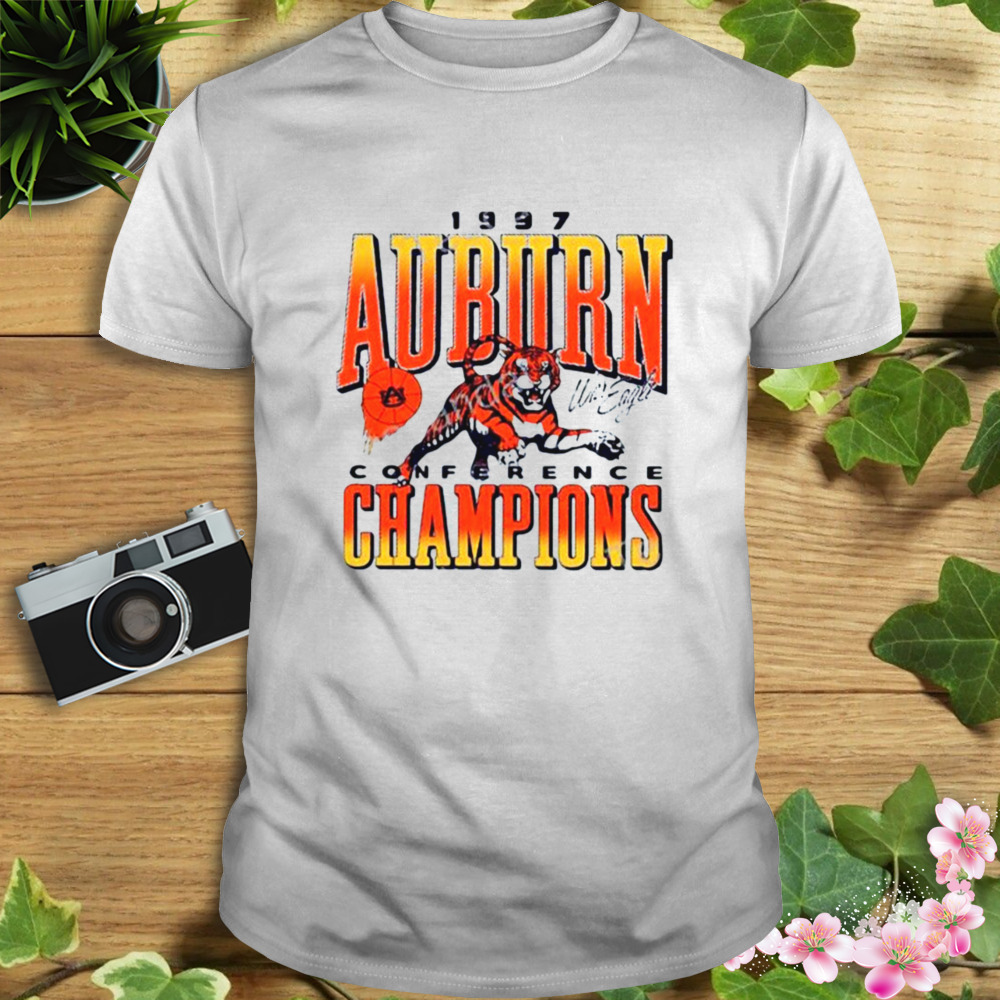 Auburn Basketball 1997 Auburn Conference Champions War Eagle Shirt