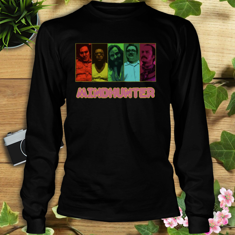 Colored Characters Graphic Mindhunter shirt 3 Longsleeve tshirt