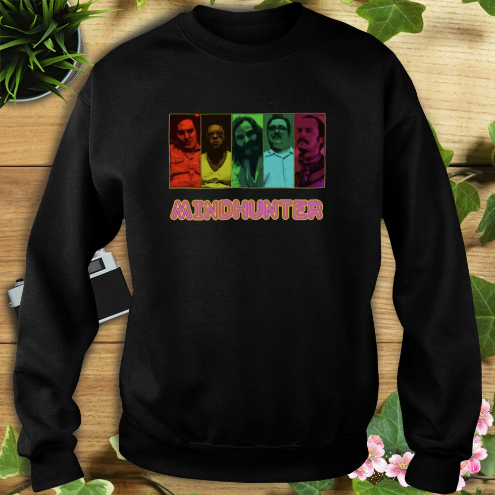 Colored Characters Graphic Mindhunter shirt 5 Sweat tshirt
