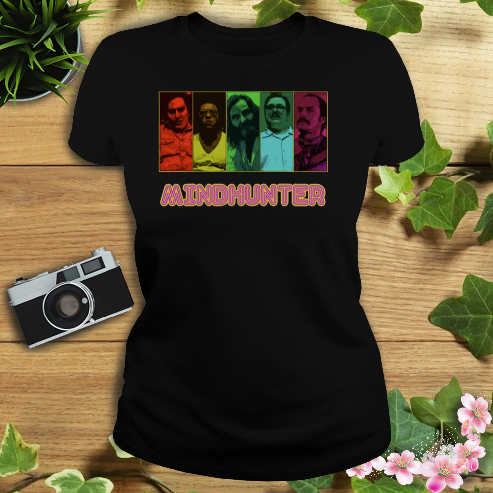 Colored Characters Graphic Mindhunter shirt 2 Women's tshirt