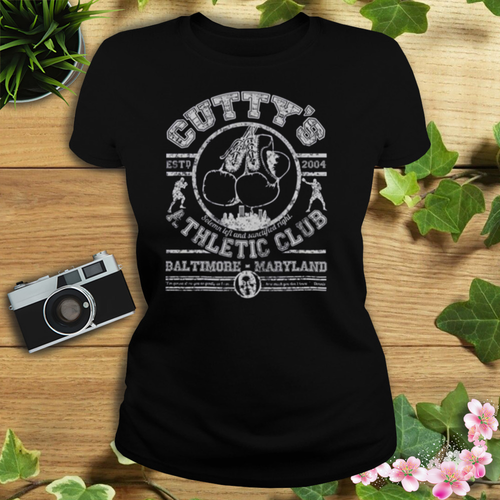 Cutty’s Athletic Club The Wire Series shirt 2 Women's tshirt
