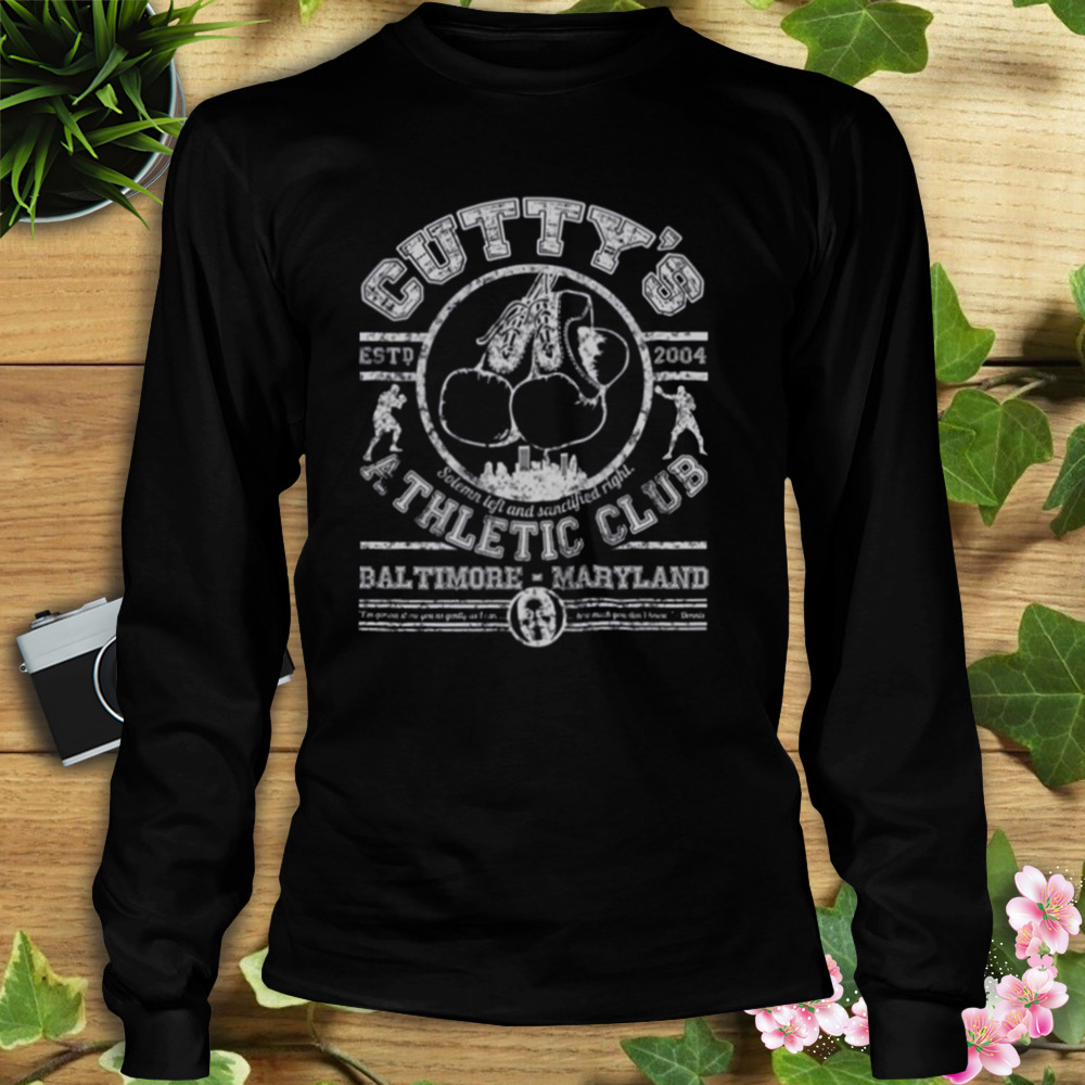 Cutty’s Athletic Club The Wire Series shirt 3 Longsleeve tshirt