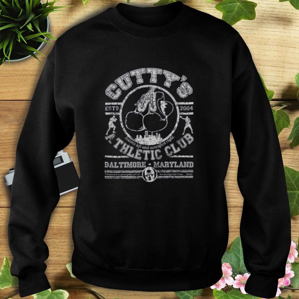 Cutty’s Athletic Club The Wire Series shirt 5 Sweat tshirt