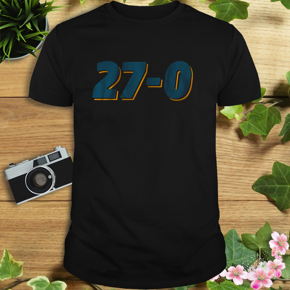 Jacksonville 27-0 Shirt 1 Unisex tshirt