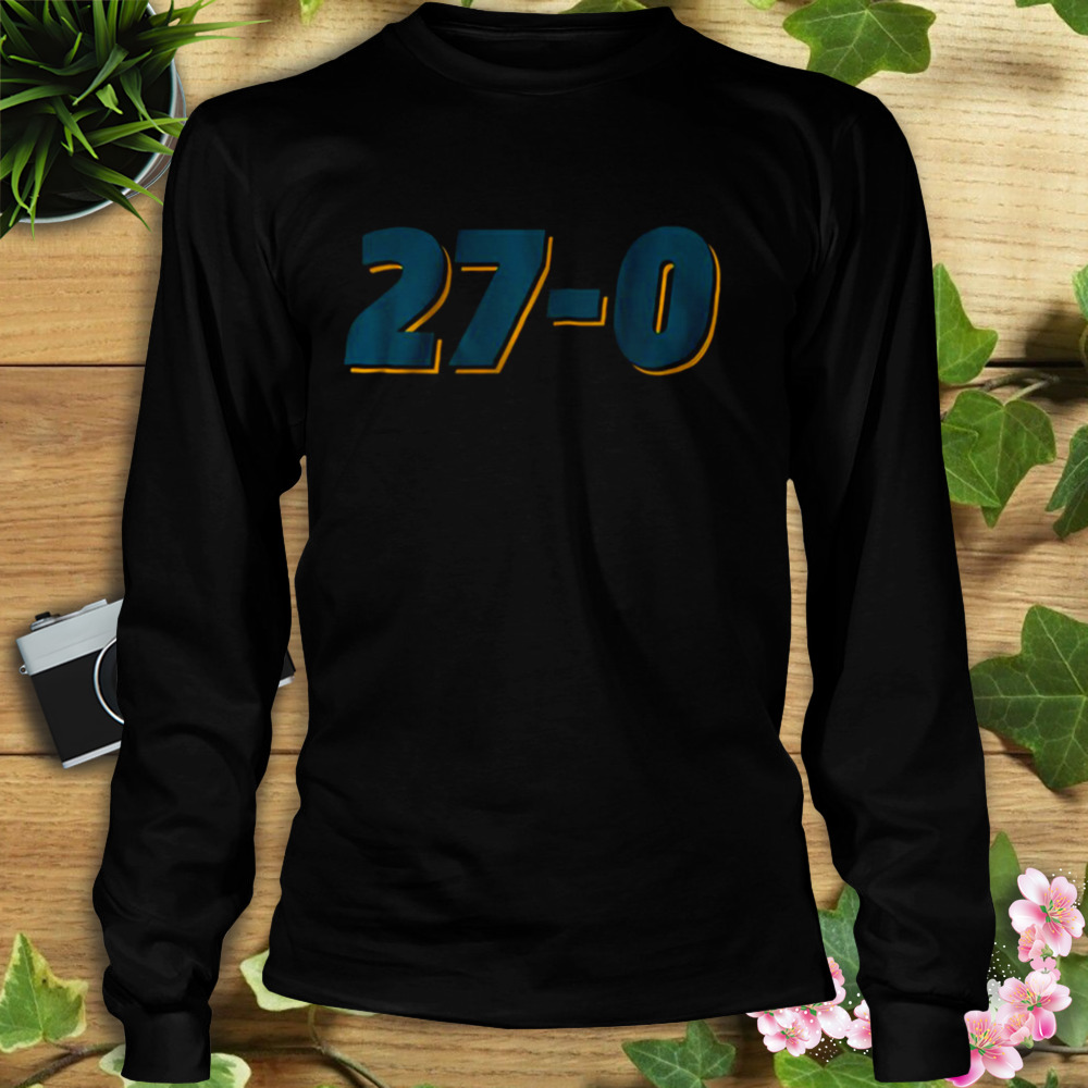 Jacksonville 27-0 Shirt 3 Longsleeve tshirt