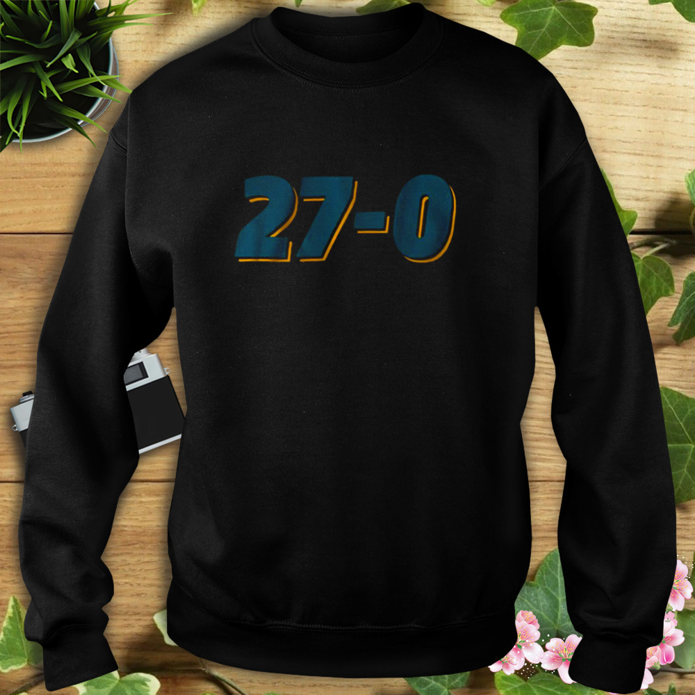 Jacksonville 27-0 Shirt 5 Sweat tshirt