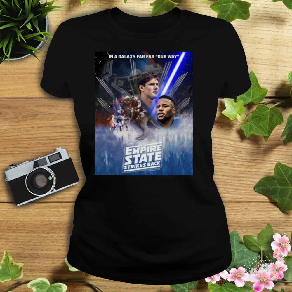 New York Giants In A Galaxy Far Far Our Way The Empire State Strikes Back Shirt 2 Women's tshirt
