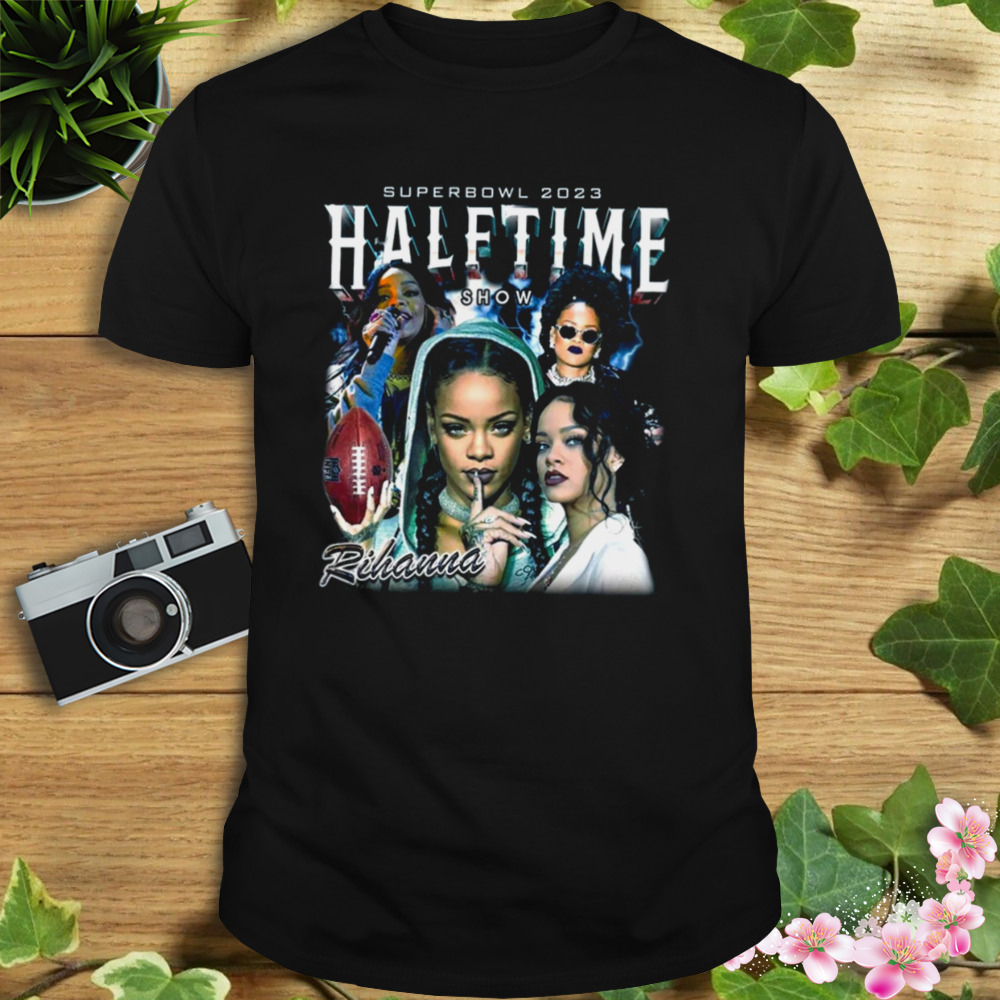 GorgeousSweetie Rihanna Super Bowl Fenty T-Shirt, Rihanna Football Shirt, Rihanna Halftime Shirt, Rihanna Vintage Rap Tee Gift for Men Women