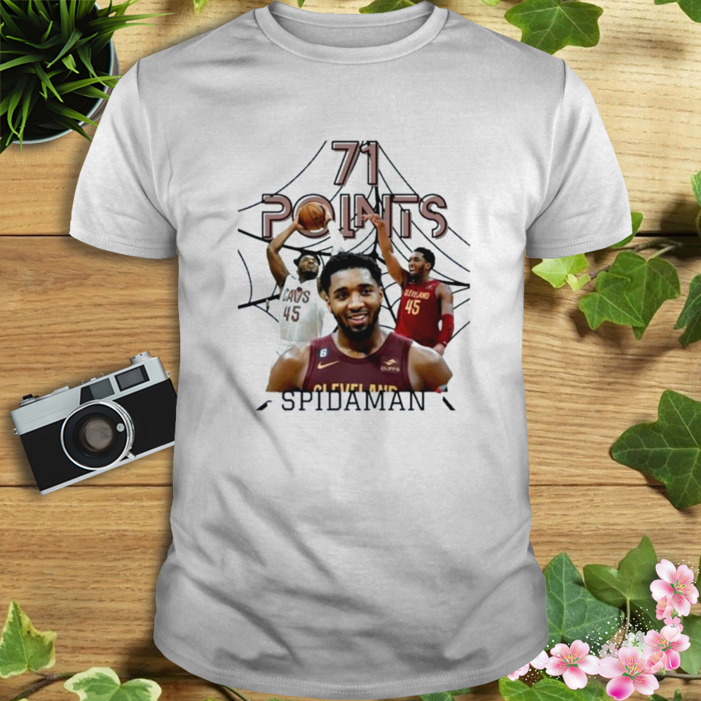 Spida Donovan Mitchell Cleveland Cavaliers 71 Points Shirt 1 Unisex shirt