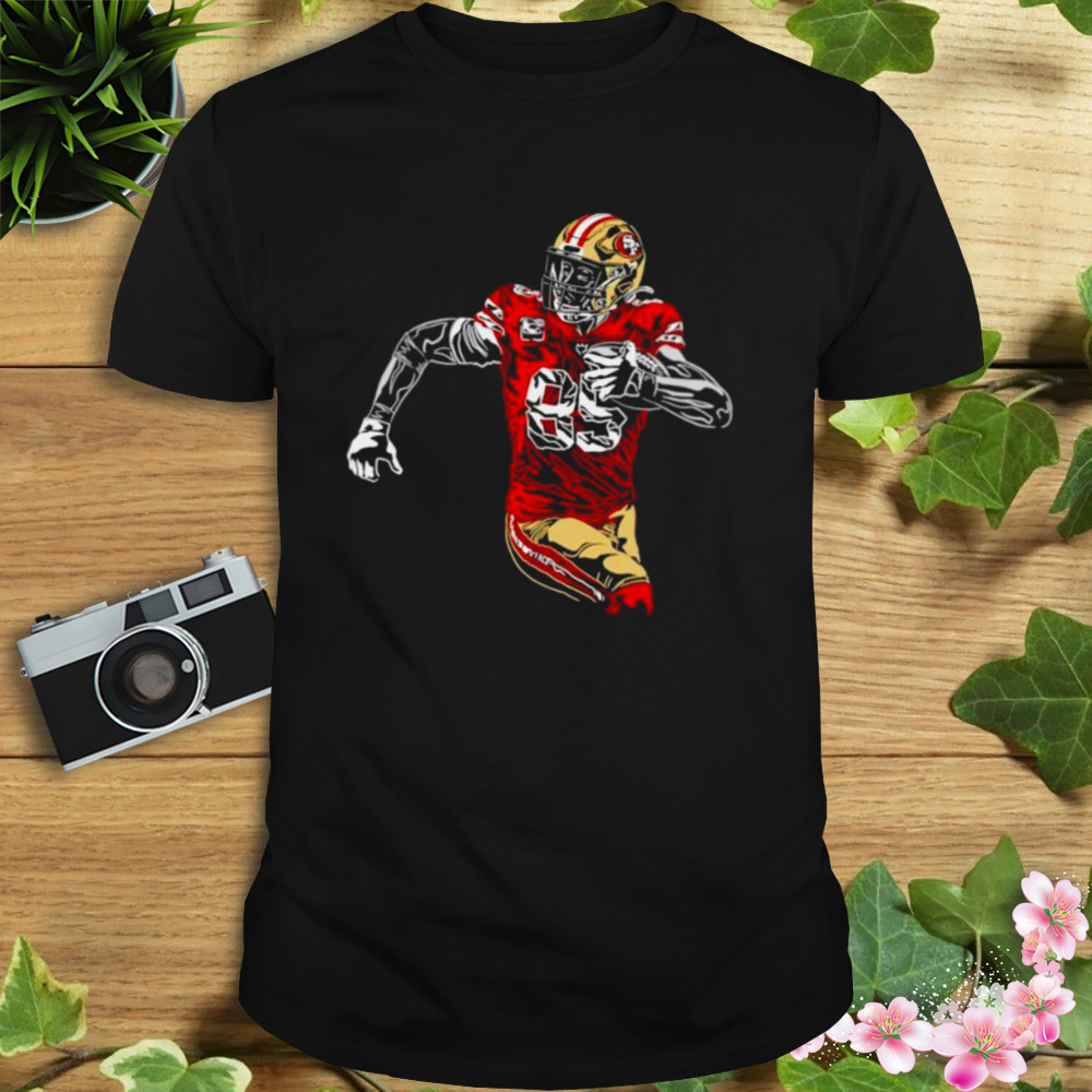 george Kittle 85 San Francisco 49ers football shirt