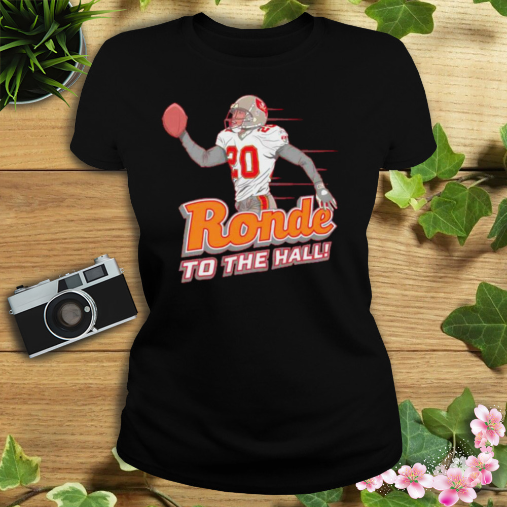 ronde to the hall Ronde Barber Tampa Bay Buccaneers shirt 2 Women's tshirt