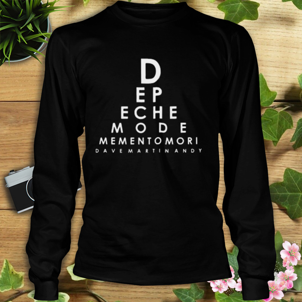 Eye chart memento morI mode memento mode morI shirt 3 Longsleeve tshirt