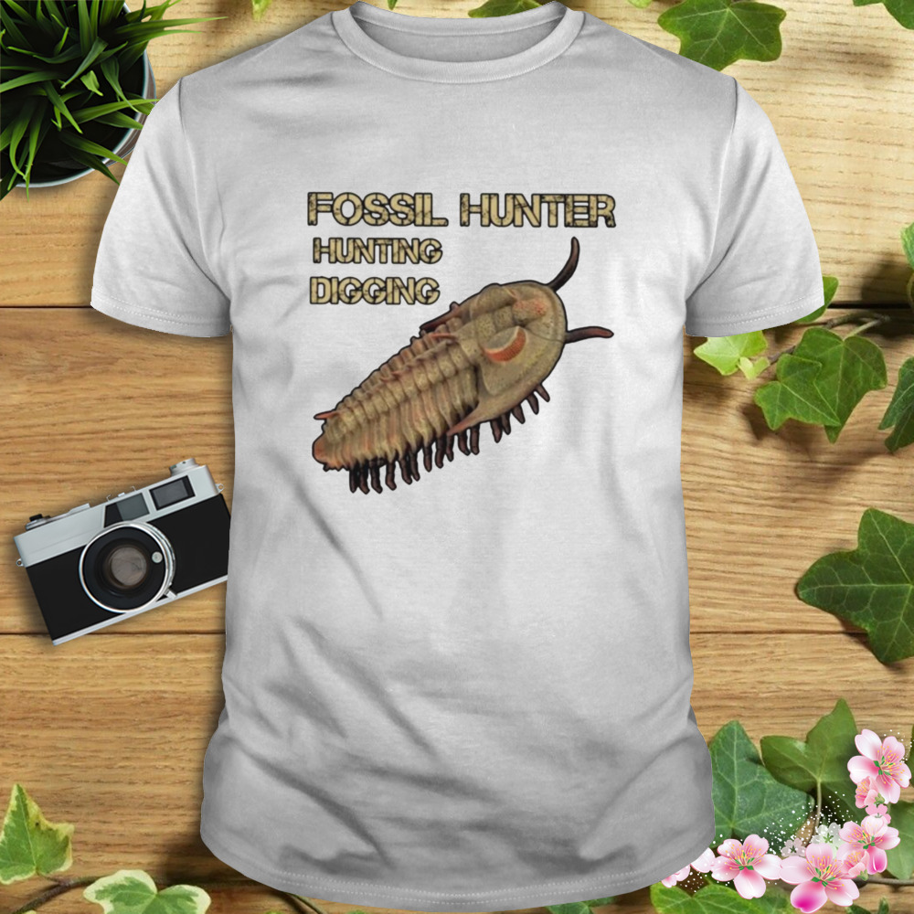 Fossil Hunter hunting digging shirt