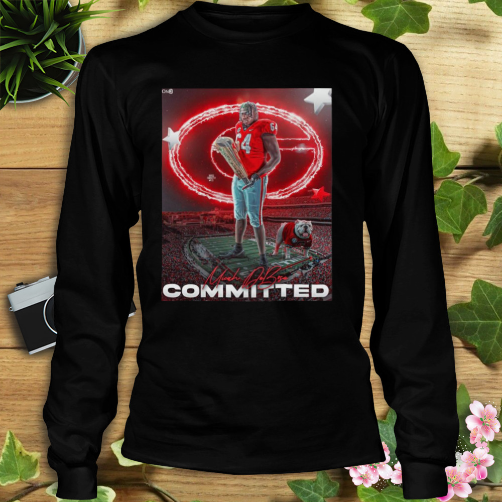 Georgia Bulldogs Micah DeBose Committed Champions Shirt 3 Longsleeve tshirt