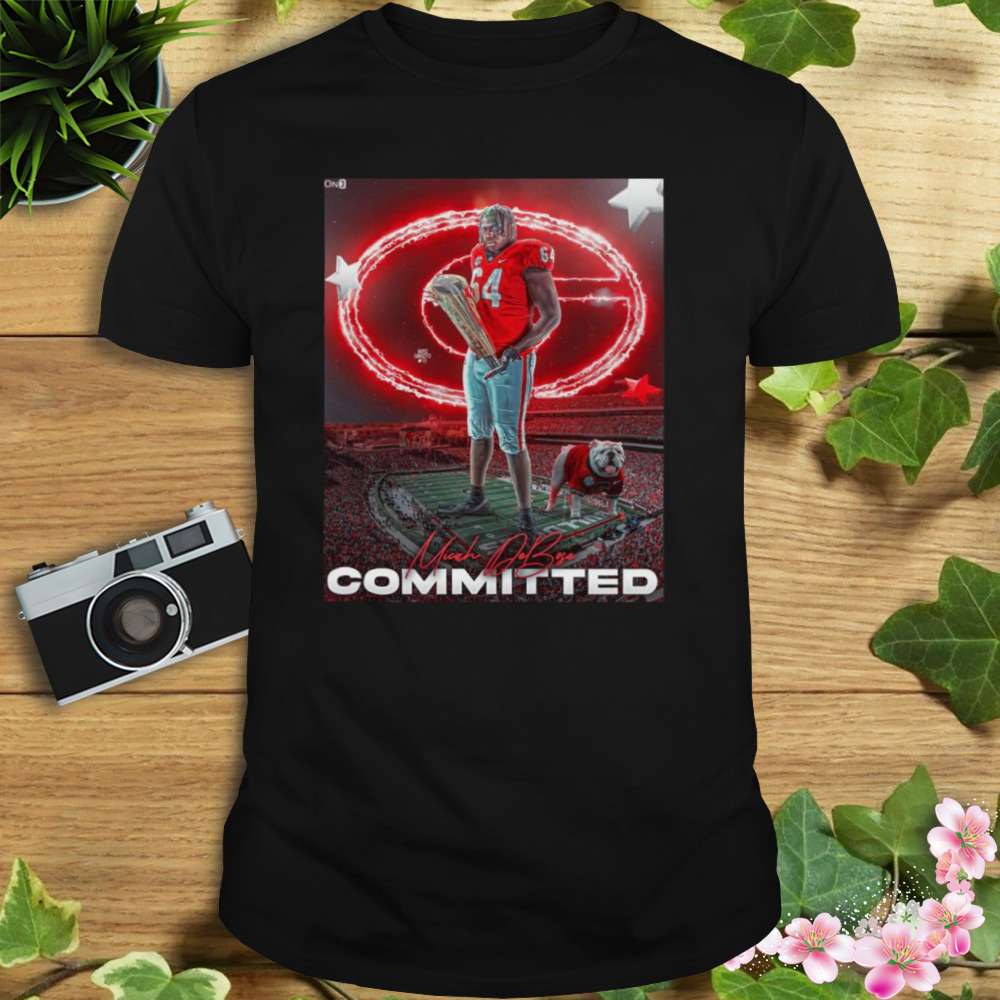 Georgia Bulldogs Micah DeBose Committed Champions Shirt 1 Unisex tshirt