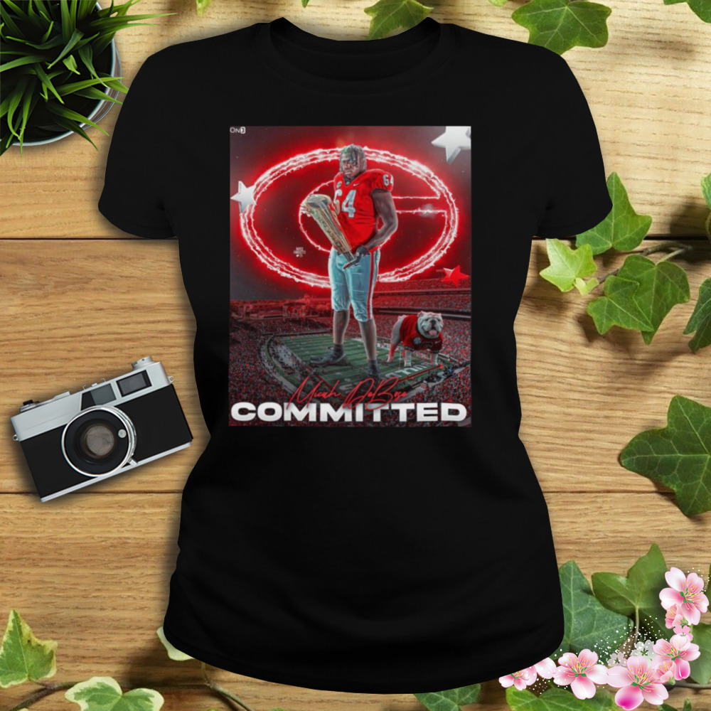 Georgia Bulldogs Micah DeBose Committed Champions Shirt 2 Women's tshirt