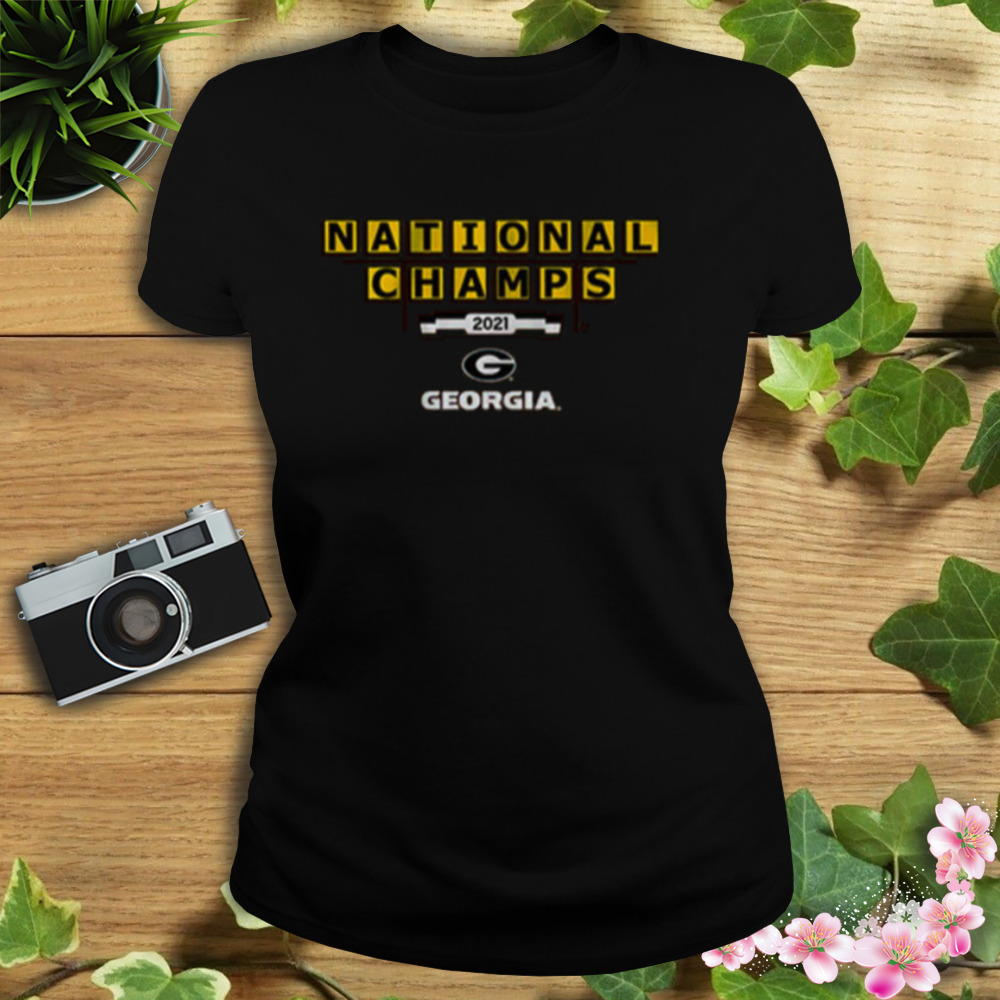 Georgia Football National Champs Sign T-Shirt 2 Women's tshirt