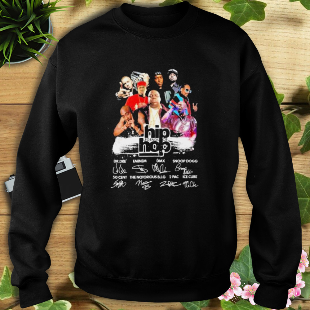 Hip Hop Of Legends signatures 2023 Shirt 5 Sweat tshirt