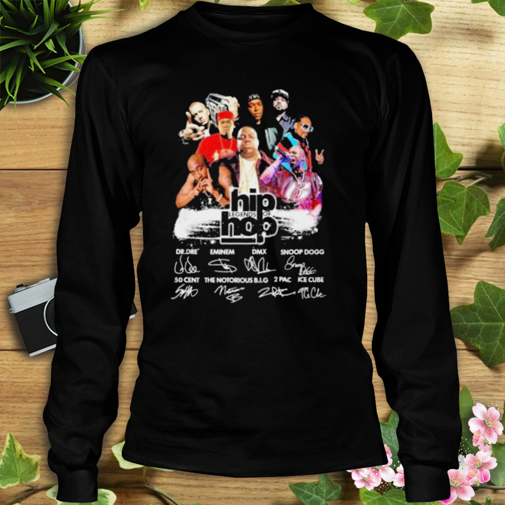 Hip Hop Of Legends signatures 2023 Shirt 3 Longsleeve tshirt