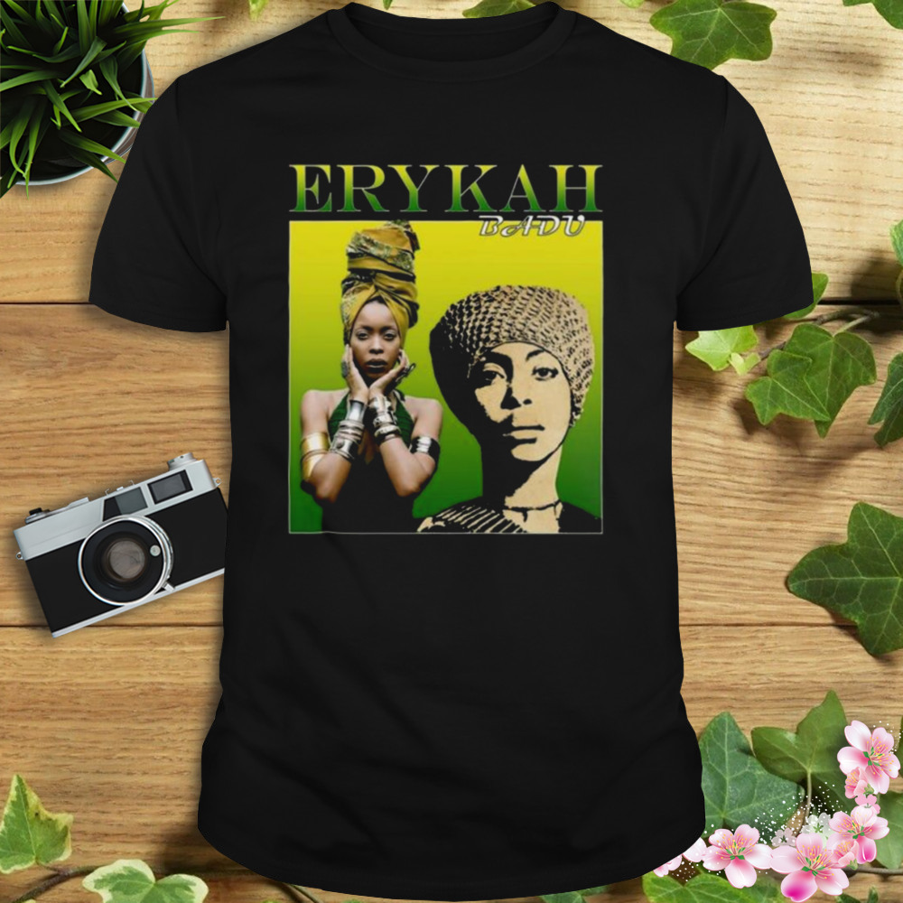 Homepage Retro Erykah Badu Singer Graphic Shirt 1 Unisex tshirt