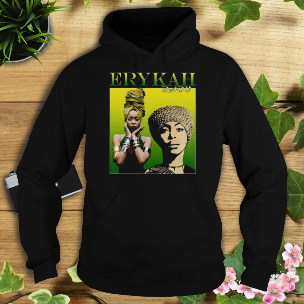 Homepage Retro Erykah Badu Singer Graphic Shirt 4 Hoodie tshirt