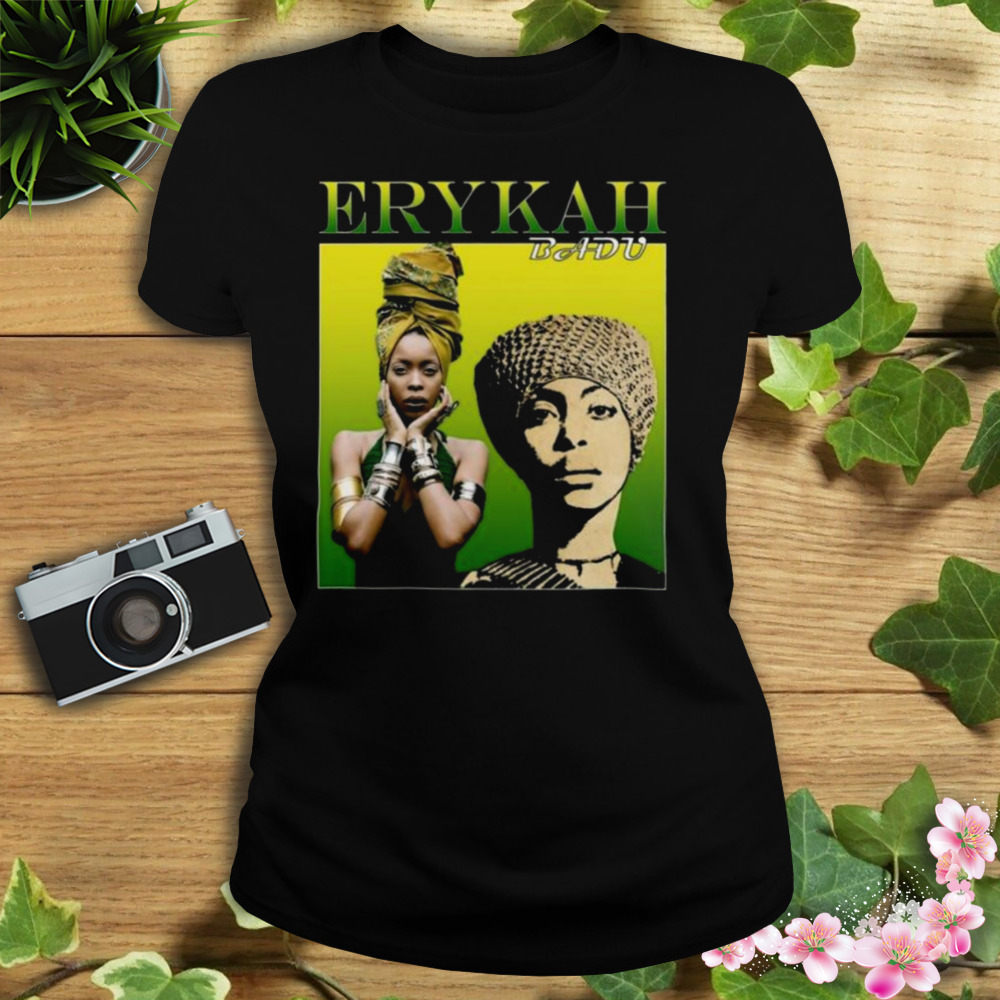 Homepage Retro Erykah Badu Singer Graphic Shirt 2 Women's tshirt