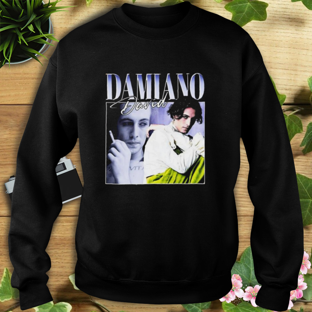 I Love Damiano David Maneskin Band Homepage Shirt 5 Sweat tshirt